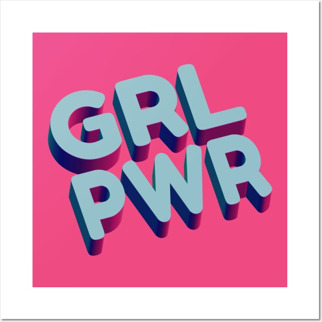 GRL PWR Wall Art by AKdesign